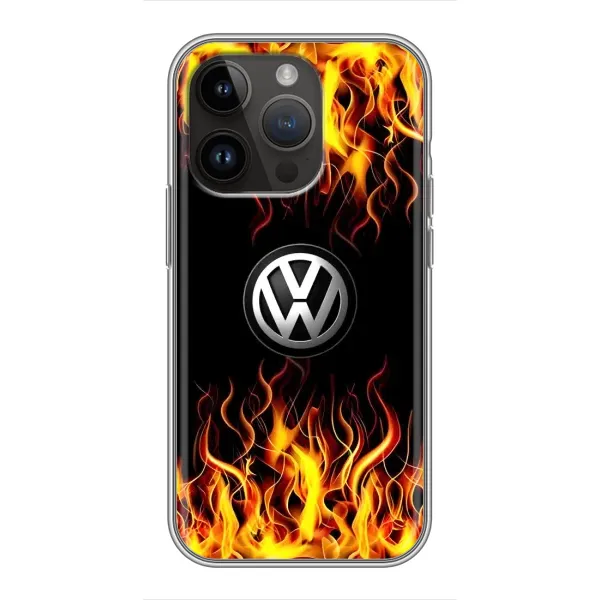 Чехол с рисунком «Огненный Лого» для iPhone 14 Pro Max