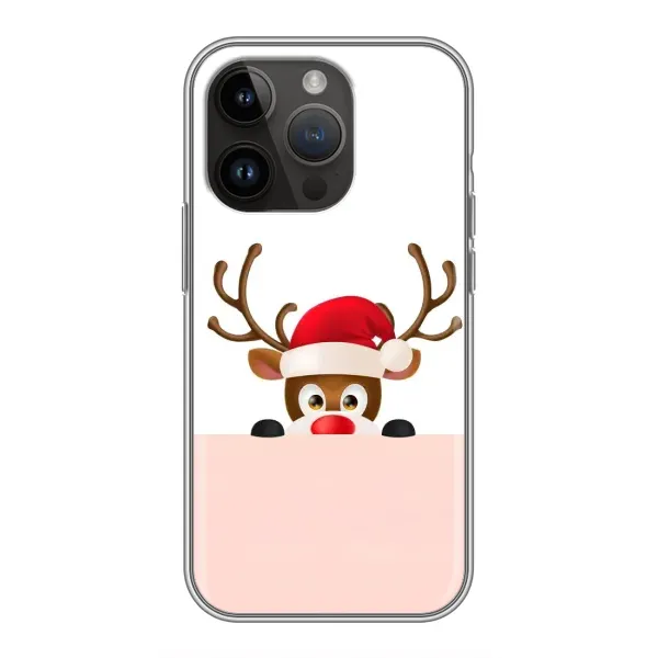 Чехол с рисунком «Олененок» для iPhone 14 Pro Max