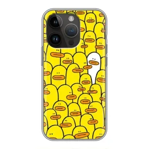 Силиконовый бампер с картинкой животных для iPhone 14 Pro Max (Особенный)