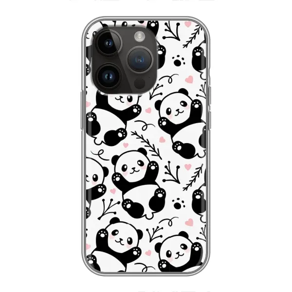 Чехол с рисунком «Пандочки» для iPhone 14 Pro Max Чехол с рисунком «Пандочки» для iPhone 14 Pro Max