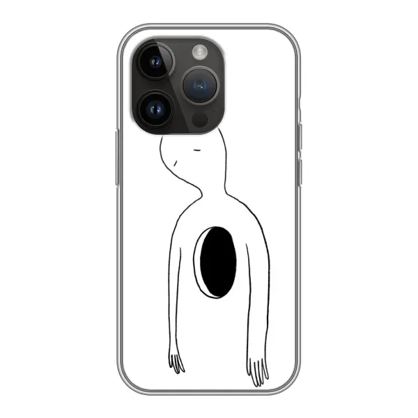 Чехол с рисунком «Пустота» для iPhone 14 Pro Max