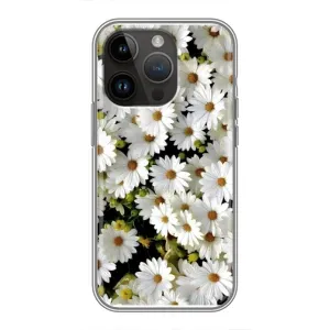 Чехол с ромашками на iPhone 14 Pro Max (Рамка в ромашках)