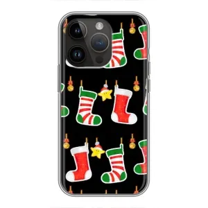 Силиконовый бампер на рождество для iPhone 14 Pro Max (Рождественские подарки)