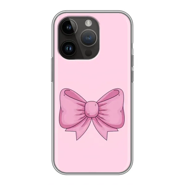 Чехол с рисунком «Розовый бантик» для iPhone 14 Pro Max Чехол с рисунком «Розовый бантик» для iPhone 14 Pro Max