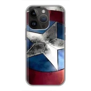 Чехол с Щитом Капитана Америки на iPhone 14 Pro Max (Щит Капитана Америки)