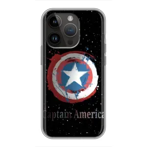Чехол с Щитом Капитана Америки на iPhone 14 Pro Max (Щит Капитана)