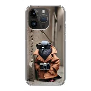 Чехол с мемами тралалело тралала для iPhone 14 Pro Max (Шпиониро голубио)
