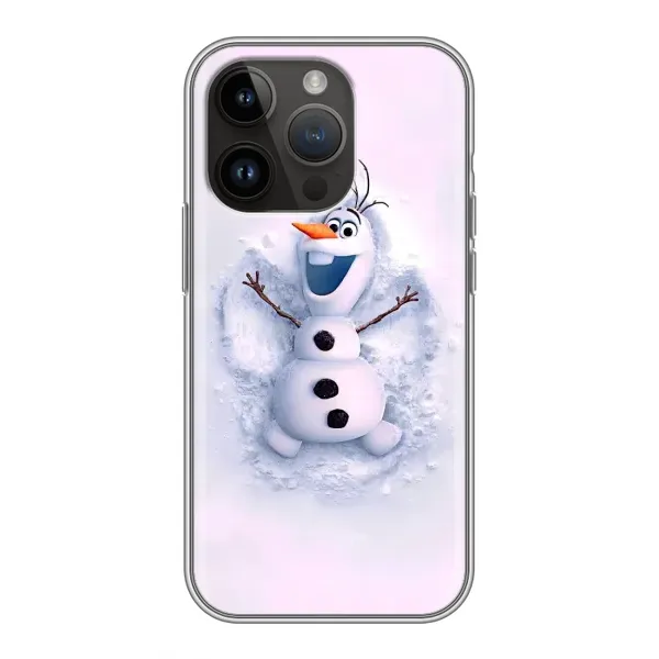Чохол з малюнком «Сніговик Олов» для iPhone 14 Pro Max Чохол з малюнком «Сніговик Олов» для iPhone 14 Pro Max