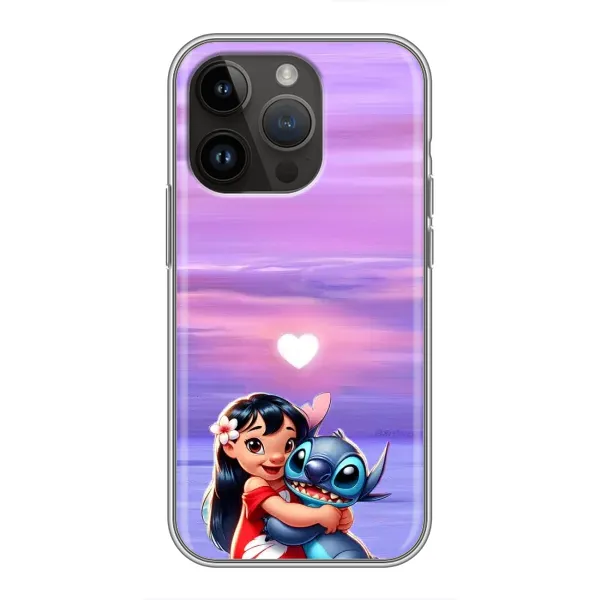 Чехол с рисунком «Стич и Лило» для iPhone 14 Pro Max Чехол с рисунком «Стич и Лило» для iPhone 14 Pro Max