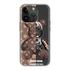 Силиконовый чехол для iPhone 14 Pro Max (Медмедь Луи Виттон)