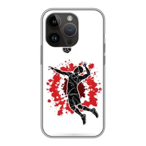 Чехлы с принтом Спортивная тематика для iPhone 14 Pro Max (Волейболист)
