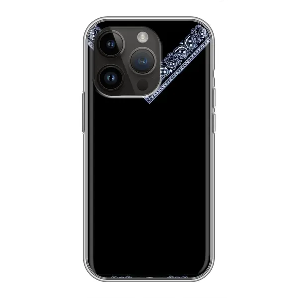 Чехол с рисунком «Воротник вышиванки» для iPhone 14 Pro Max