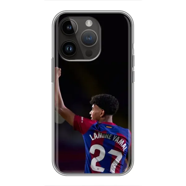 Чехол с рисунком «Ямаль 27» для iPhone 14 Pro Max Чехол с рисунком «Ямаль 27» для iPhone 14 Pro Max