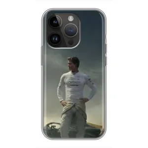 Чехол фильм Формула 1 для iPhone 14 Pro (Бред Питт)