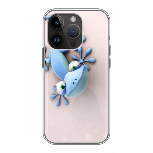 Чехол с рисунком «Геккон» для iPhone 14 Pro