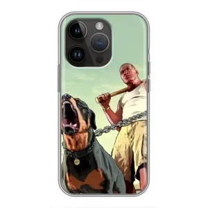 Чехол с рисунком «GTA» для iPhone 14 Pro