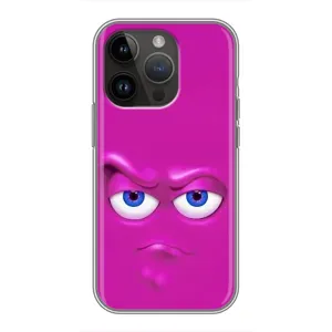 Чохли (ТПУ) (смішні стікери) для iPhone 14 Pro (Хитра мордочка)
