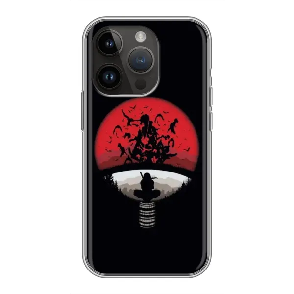 Чехол с рисунком «Итачи на черном» для iPhone 14 Pro Чехол с рисунком «Итачи на черном» для iPhone 14 Pro