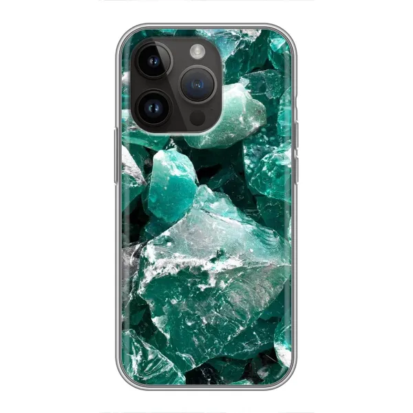 Чехол с рисунком «Изумруд» для iPhone 14 Pro