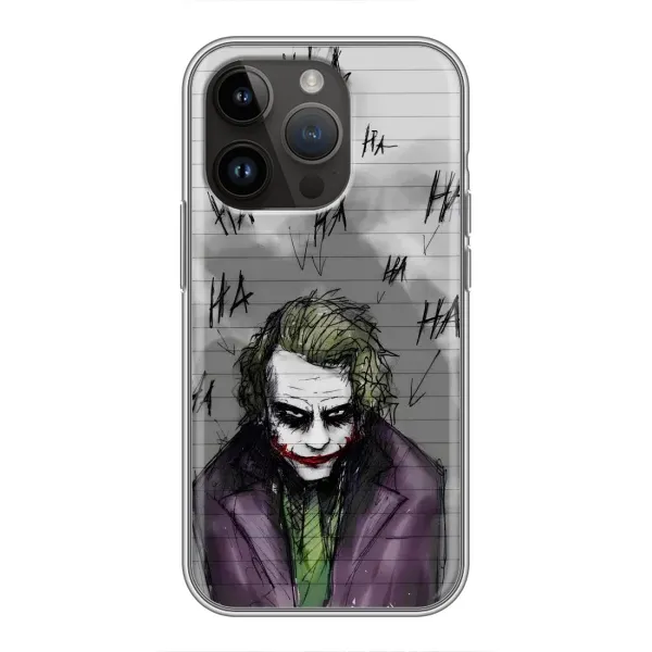 Чехол с рисунком «Joker клоун» для iPhone 14 Pro Чехол с рисунком «Joker клоун» для iPhone 14 Pro