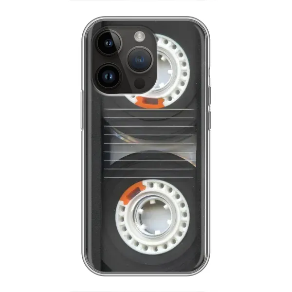 Чехол с рисунком «Кассета магнитофона» для iPhone 14 Pro Чехол с рисунком «Кассета магнитофона» для iPhone 14 Pro