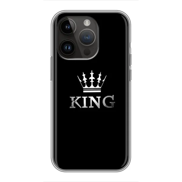 Чехол с рисунком «KING» для iPhone 14 Pro Чехол с рисунком «KING» для iPhone 14 Pro