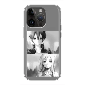 Чохли з героями АНИМЕ на iPhone 14 Pro (Кіріто-Асуна)