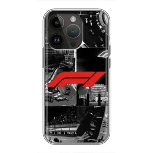 Чехол фильм Формула 1 для iPhone 14 Pro (Коллаж Формула 1)