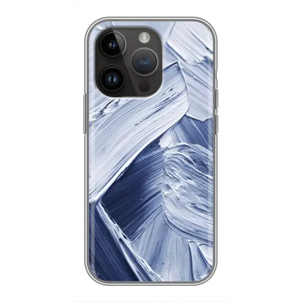Чехол с рисунком «Краски мазки» для iPhone 14 Pro