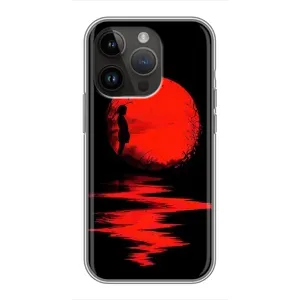 Літній Чохол на iPhone 14 Pro (Червоний Захід сонця)