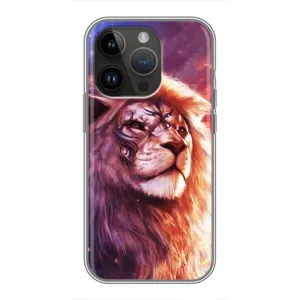 Чехол с картинкой на iPhone 14 Pro (Красочный ЛЕВ)
