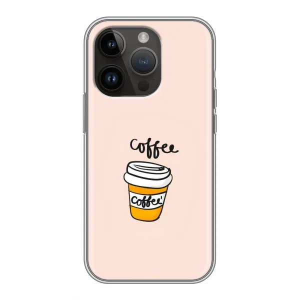 Чехол с рисунком «Кружка кофе» для iPhone 14 Pro Чехол с рисунком «Кружка кофе» для iPhone 14 Pro