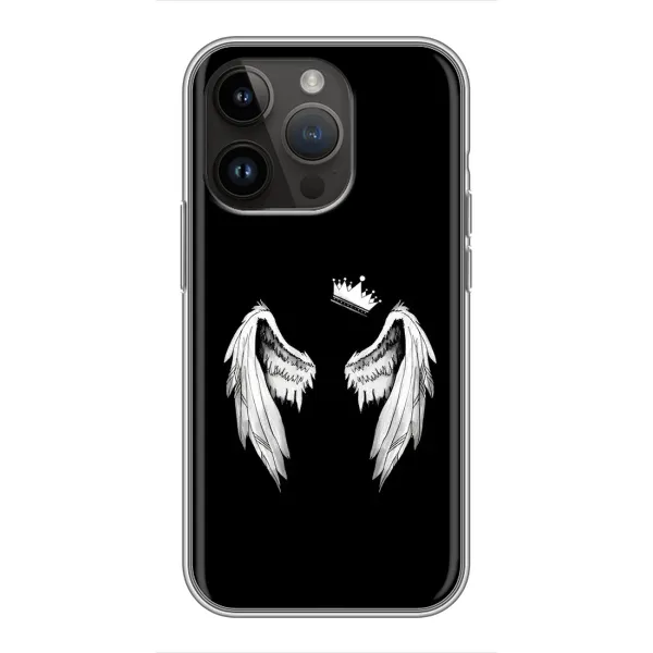 Чехол с рисунком «Крылья и корона» для iPhone 14 Pro Чехол с рисунком «Крылья и корона» для iPhone 14 Pro