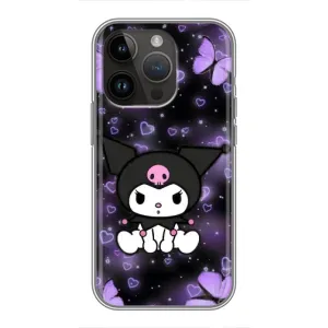 Чохол з персонажем Куромі на iPhone 14 Pro (Куромі на чорному)