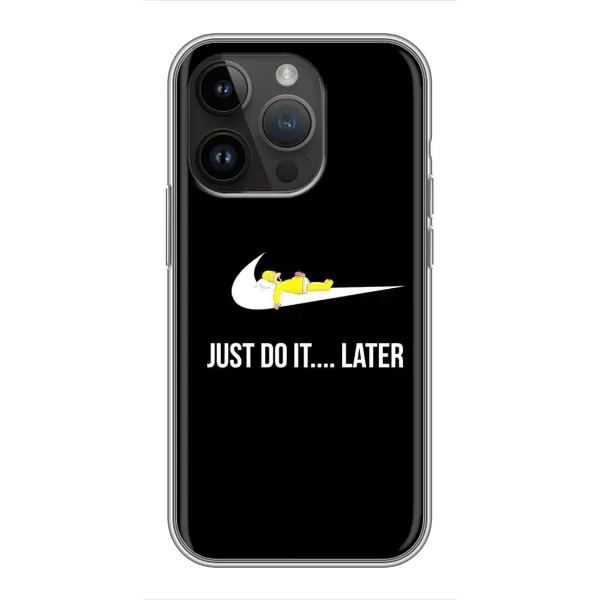 Чехол с рисунком «Later» для iPhone 14 Pro