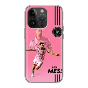 Чехлы Лео Месси в Майами на iPhone 14 Pro (Лео в Майами)