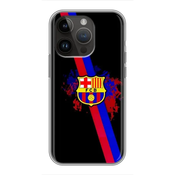 Чехол с рисунком «Лого Барсы» для iPhone 14 Pro