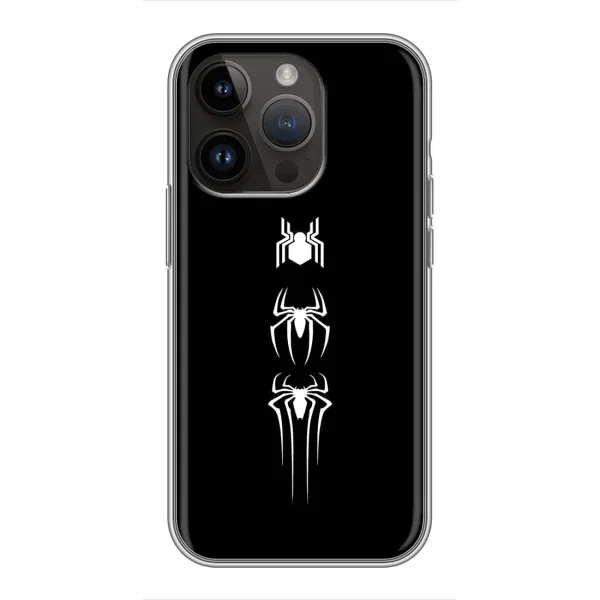 Чехол с рисунком «Лого паука» для iPhone 14 Pro