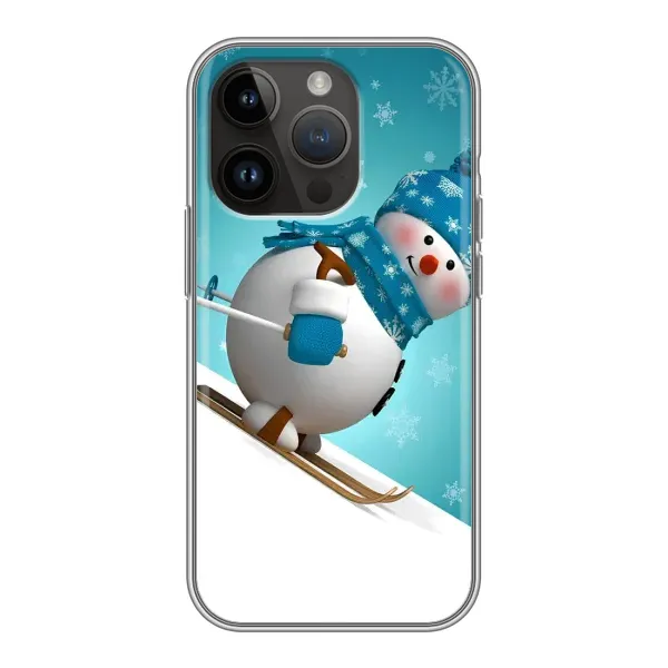 Чехол с рисунком «Лыжник» для iPhone 14 Pro Чехол с рисунком «Лыжник» для iPhone 14 Pro