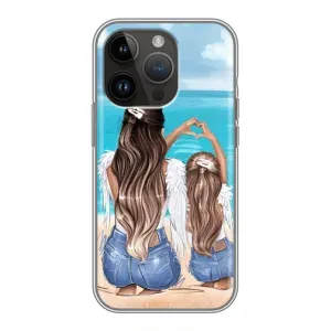 Чехлы для МАМЫ на iPhone 14 Pro (Мама и дочь)
