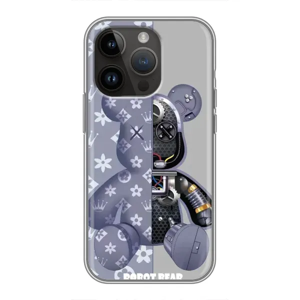 Чехол с рисунком «Медведь Louis Vuitton» для iPhone 14 Pro