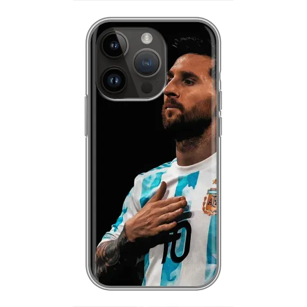 Чехол с рисунком «Месси Капитан» для iPhone 14 Pro