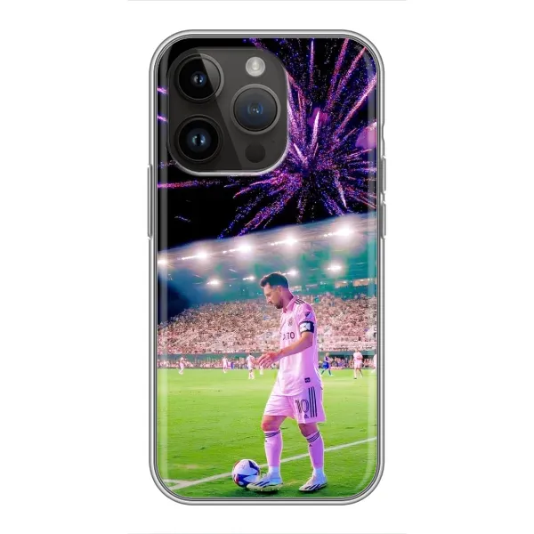 Чехол с рисунком «Месси в Майами» для iPhone 14 Pro