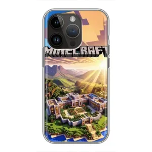 Чехол майнкрафт для iPhone 14 Pro (MINECRAFT)