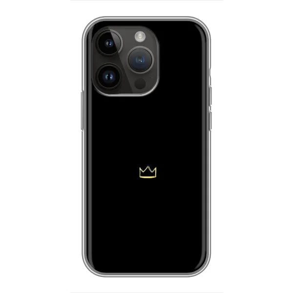 Чехол с рисунком «Мини корона» для iPhone 14 Pro Чехол с рисунком «Мини корона» для iPhone 14 Pro