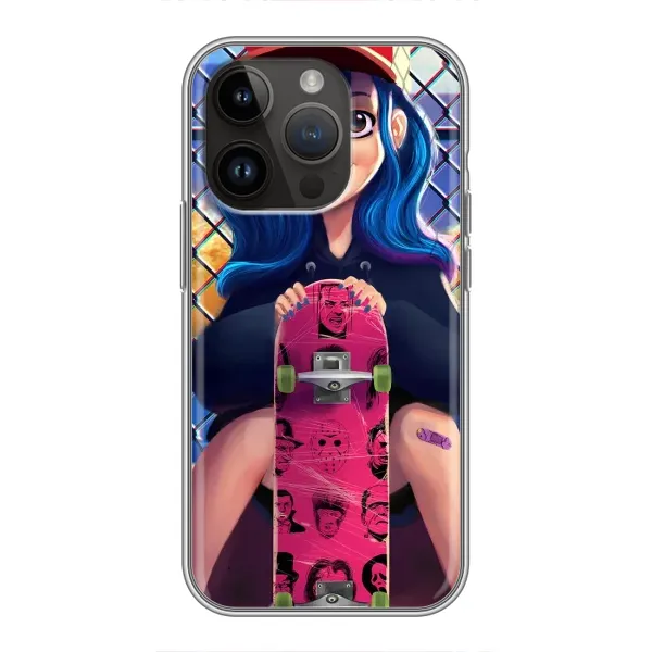Чехол с рисунком «Модная девушка» для iPhone 14 Pro