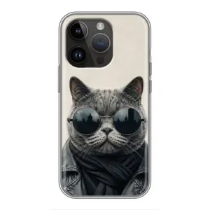 Чохол на тематику: Коти для iPhone 14 Pro (Модний кіт)