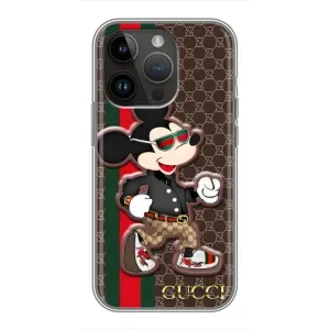 Чохли бренд ГУЧЧІ для iPhone 14 Pro (Маус Гуччи)