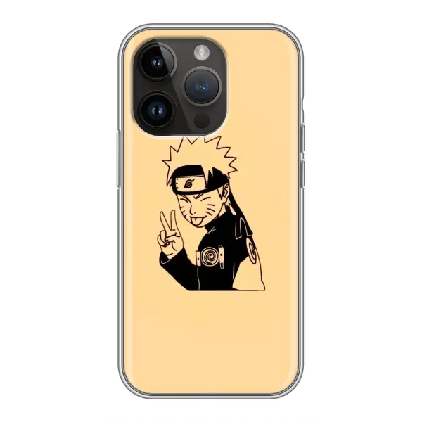 Чехол с рисунком «Наруто Удзумаки» для iPhone 14 Pro