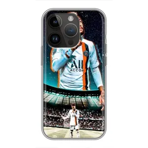 Силіконовий Чохол для iPhone 14 Pro (Неймар ПСЖ)